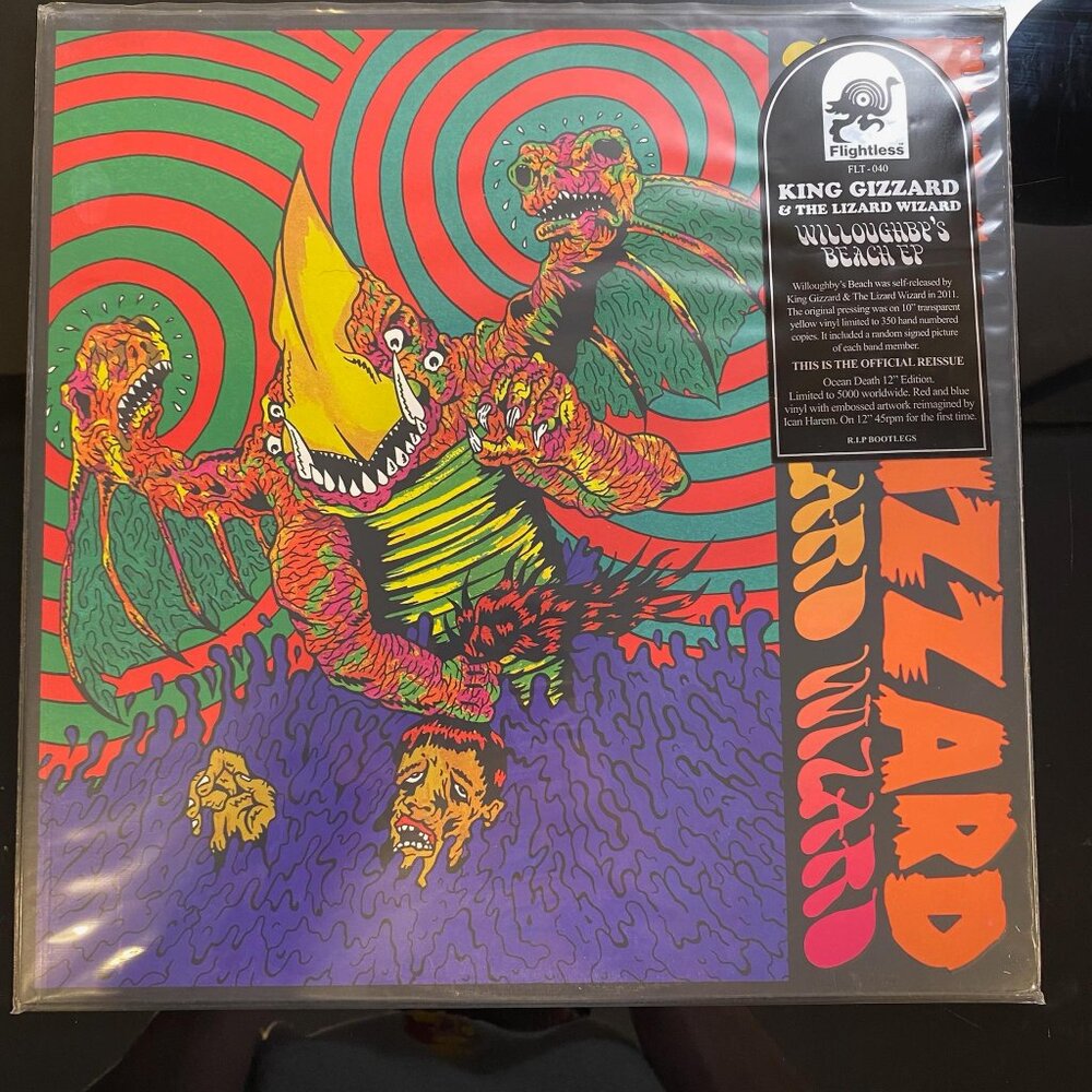 King Gizzard and the Lizard Wizard - Willoughby's Beach Red & Blue Vinyl Record